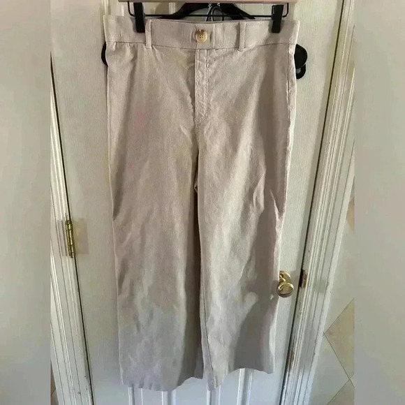 Jules & Leopold Beige Pants - Picture 1 of 8
